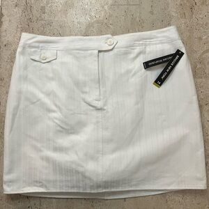 NWT Briggs New York White Skort Size 14
